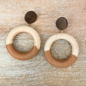 Wooden earrings
